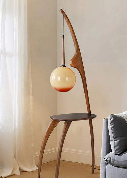 Curved Mantis Arm Floor Lamp