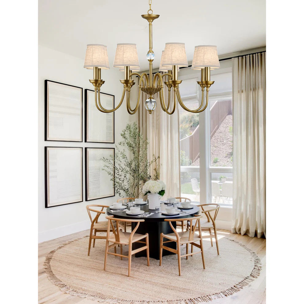 Diana Brass Chandelier