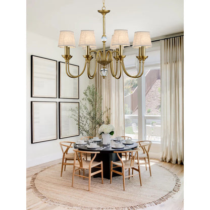 Diana Brass Chandelier