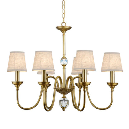 Diana Brass Chandelier