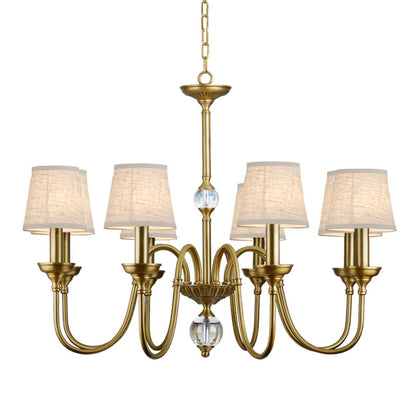 Diana Brass Chandelier