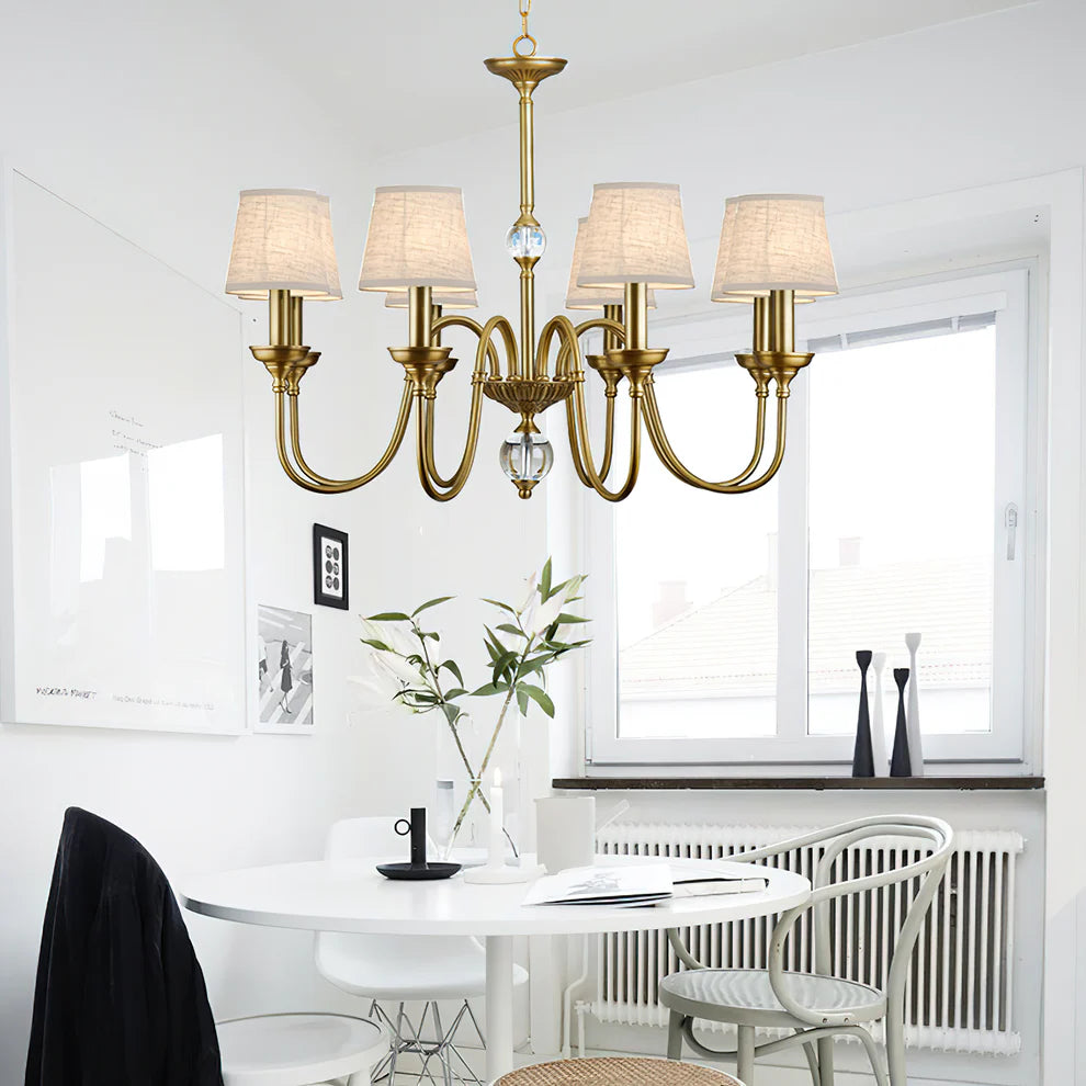 Diana Brass Chandelier