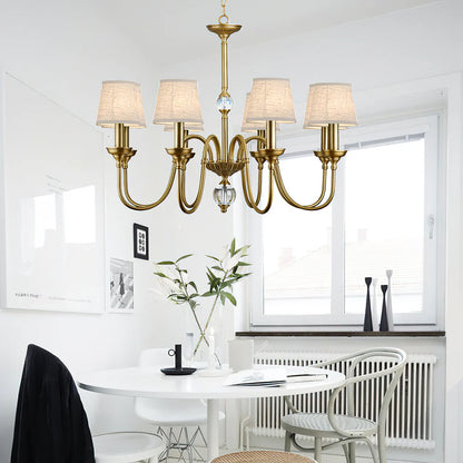 Diana Brass Chandelier