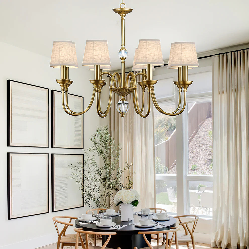 Diana Brass Chandelier