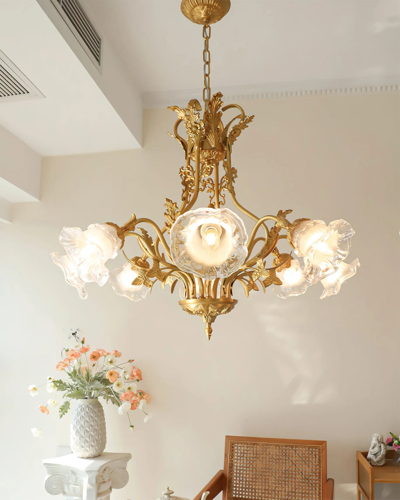 Dore Flower Chandelier