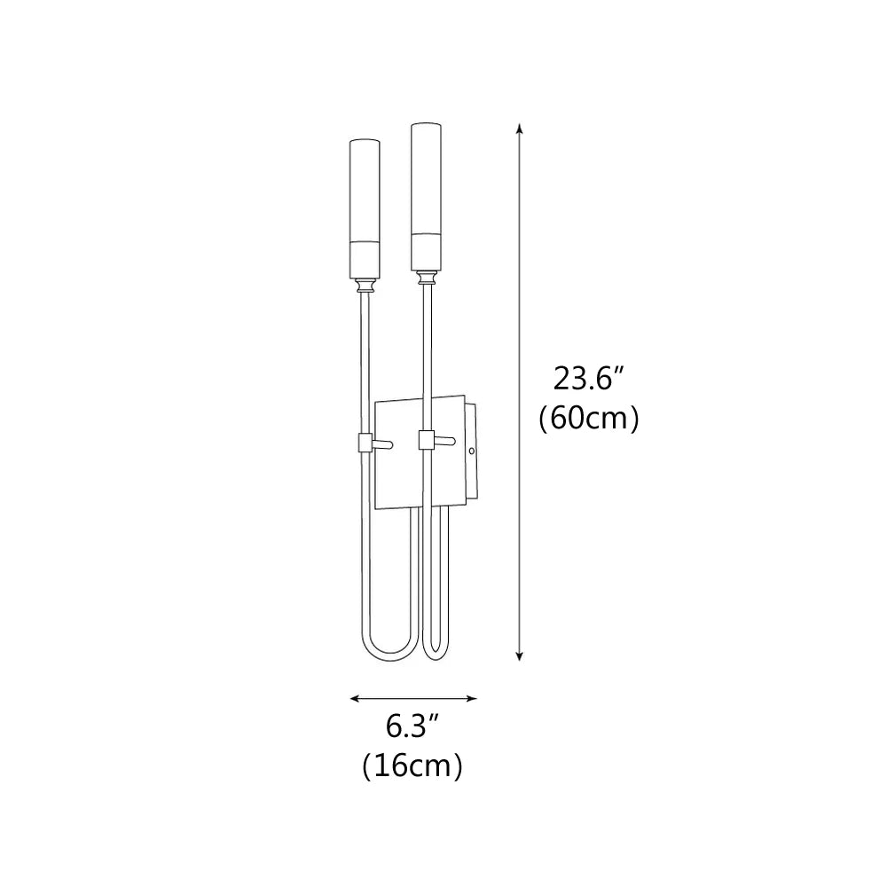 Double Arrow Wall Sconce