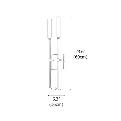 Double Arrow Wall Sconce