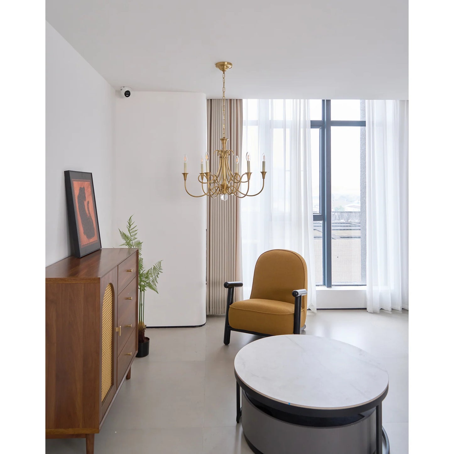 Double Twist Chandelier