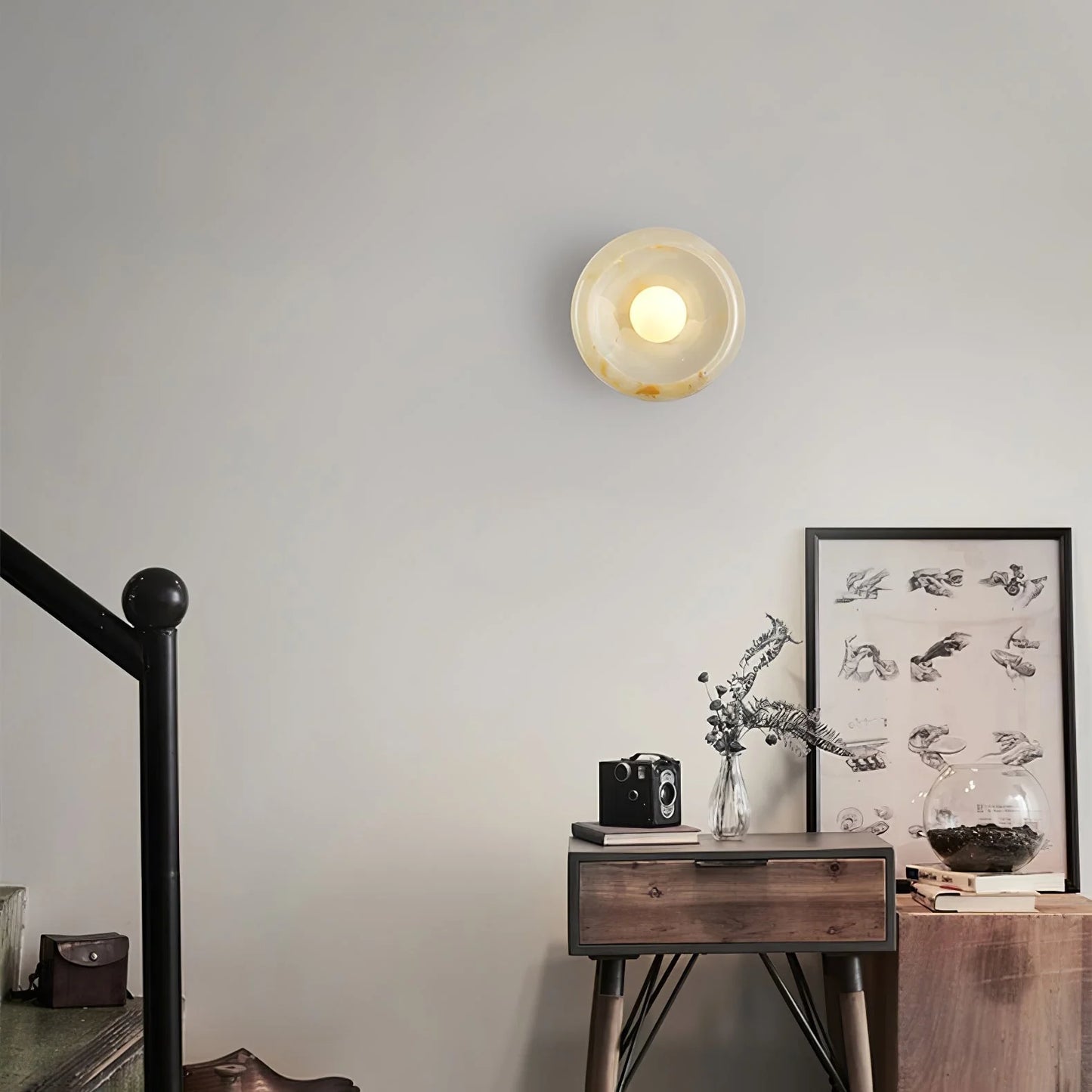 Eclipse Jade Wall Sconce