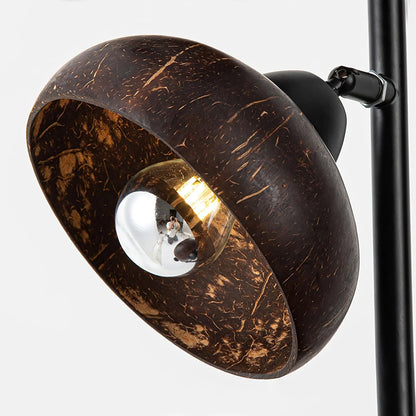 Eclipse Walnut Floor Lamp