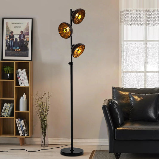 Eclipse Walnut Floor Lamp