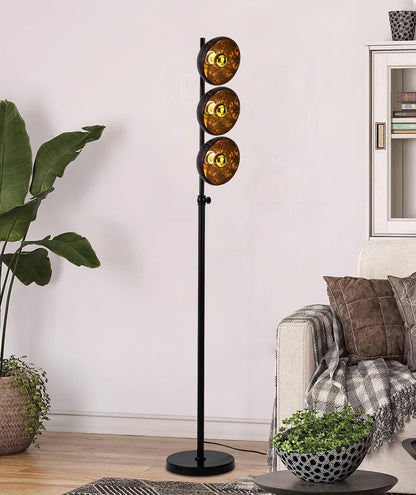 Eclipse Walnut Floor Lamp