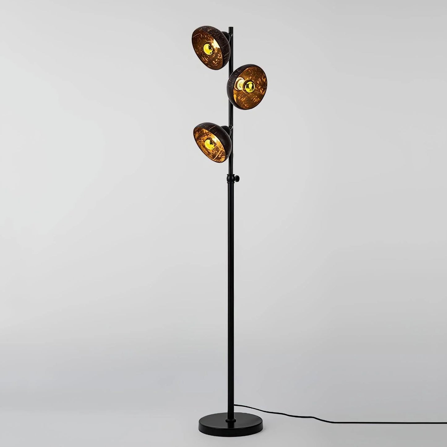 Eclipse Walnut Floor Lamp