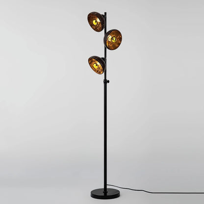 Eclipse Walnut Floor Lamp