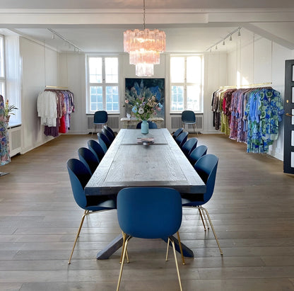 Elegant Pink Murano Tube Chandelier