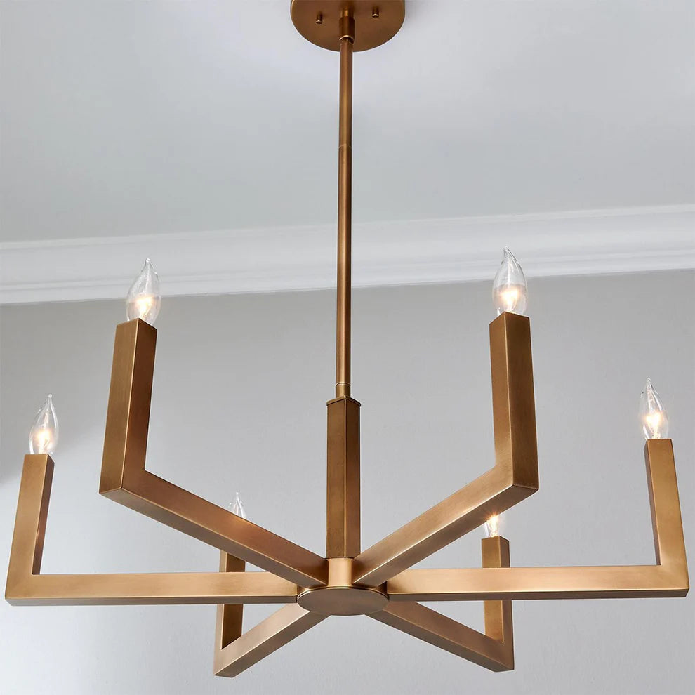 Eliza Brass Chandelier
