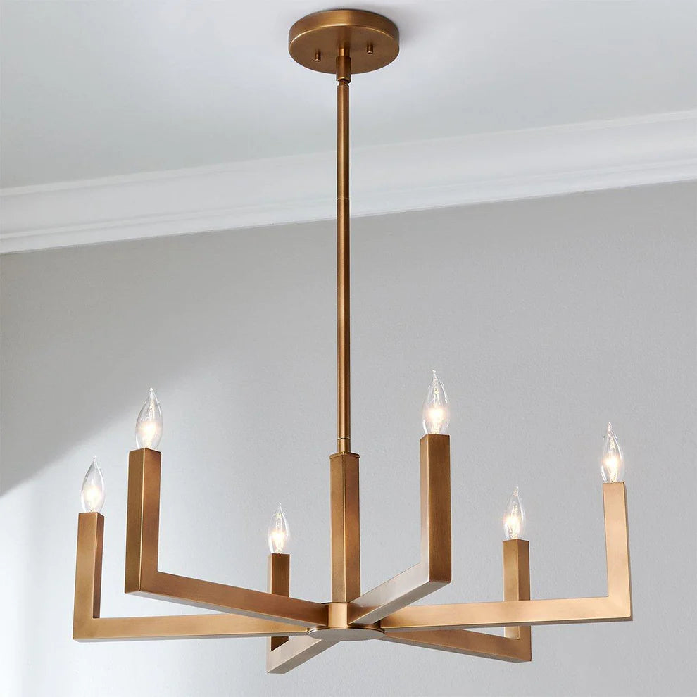 Eliza Brass Chandelier