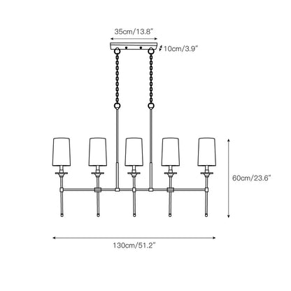 Emily Linear Chandelier