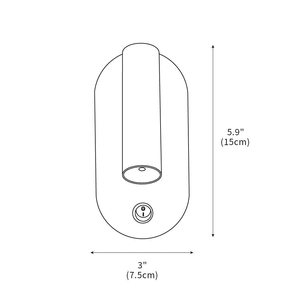 Enna Surface Wall Light With USB