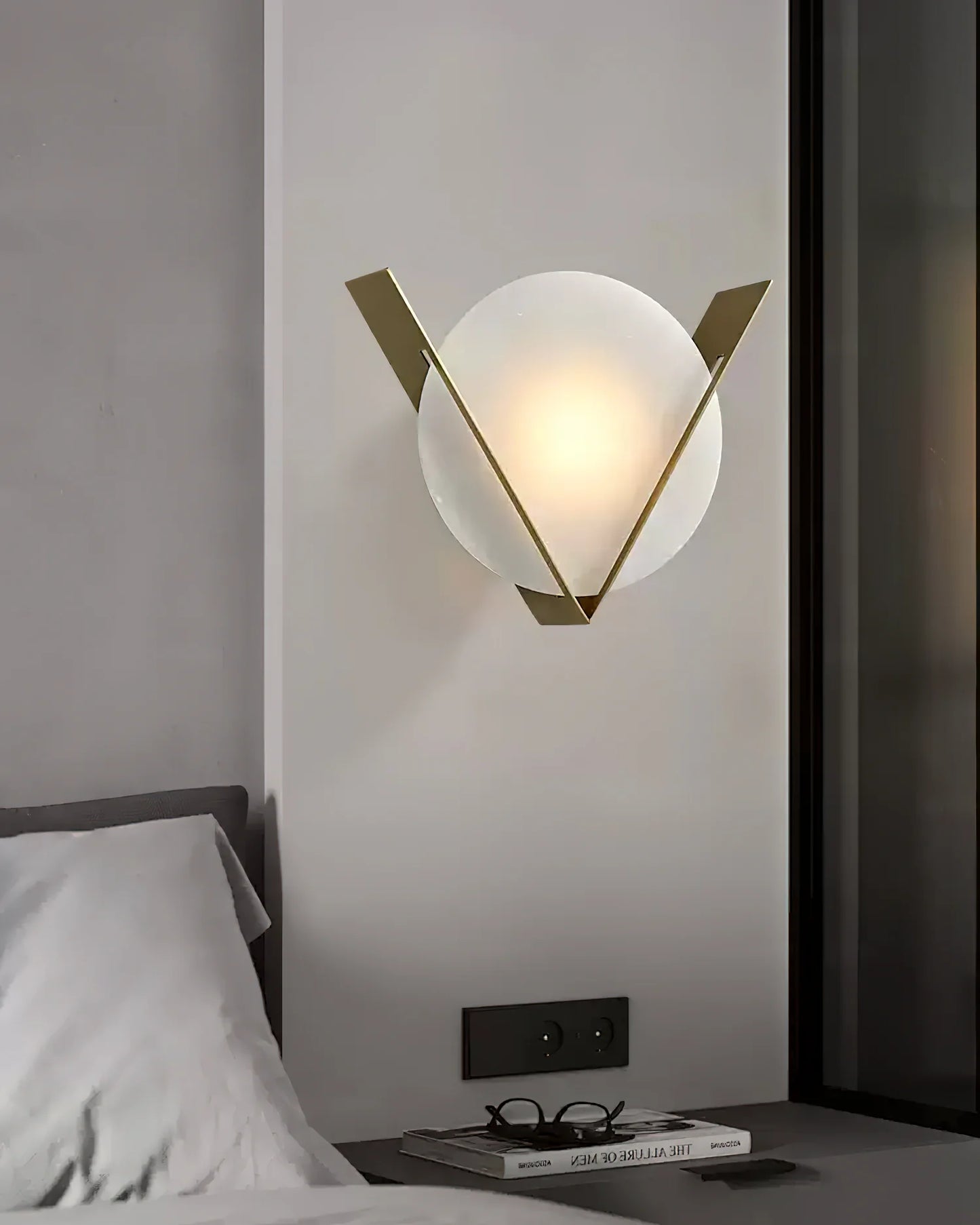 Enzo Alabaster Wall Light