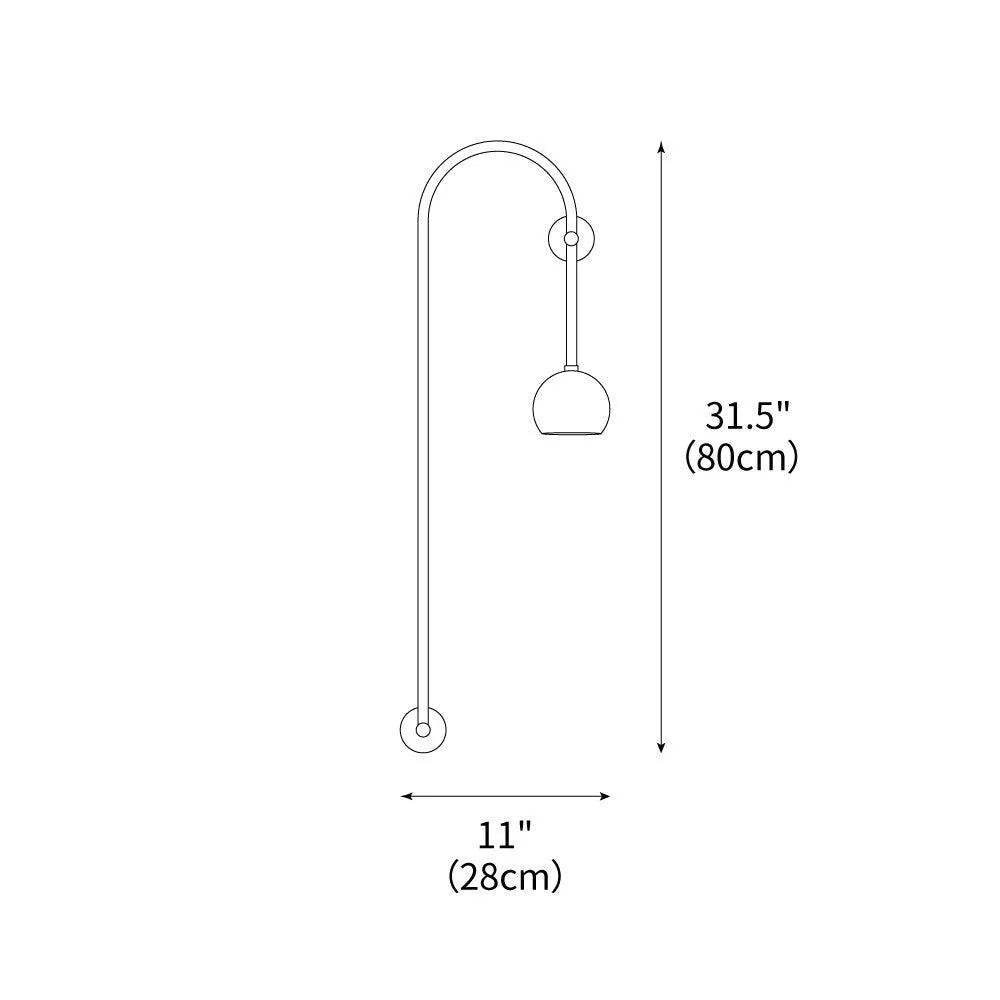 Evelyn Arc Wall Light