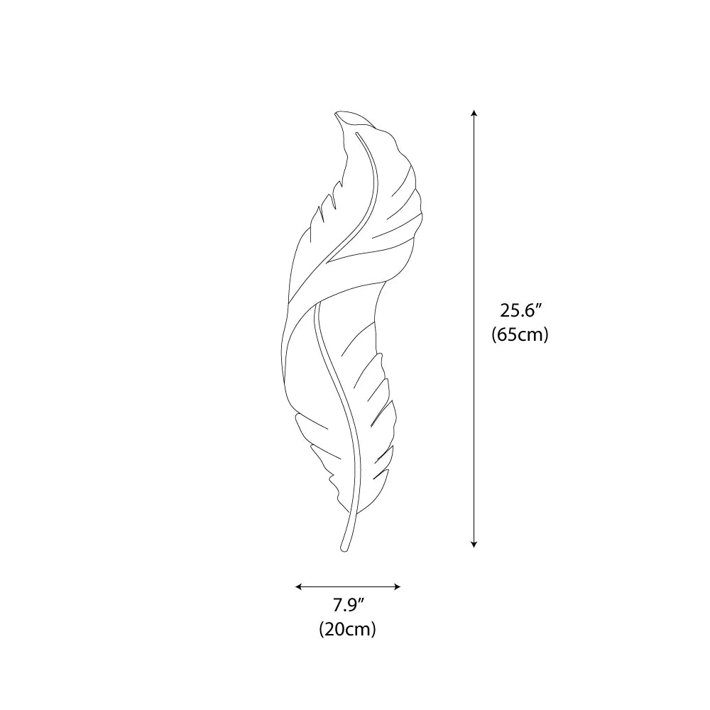 Feather Wall Lamp