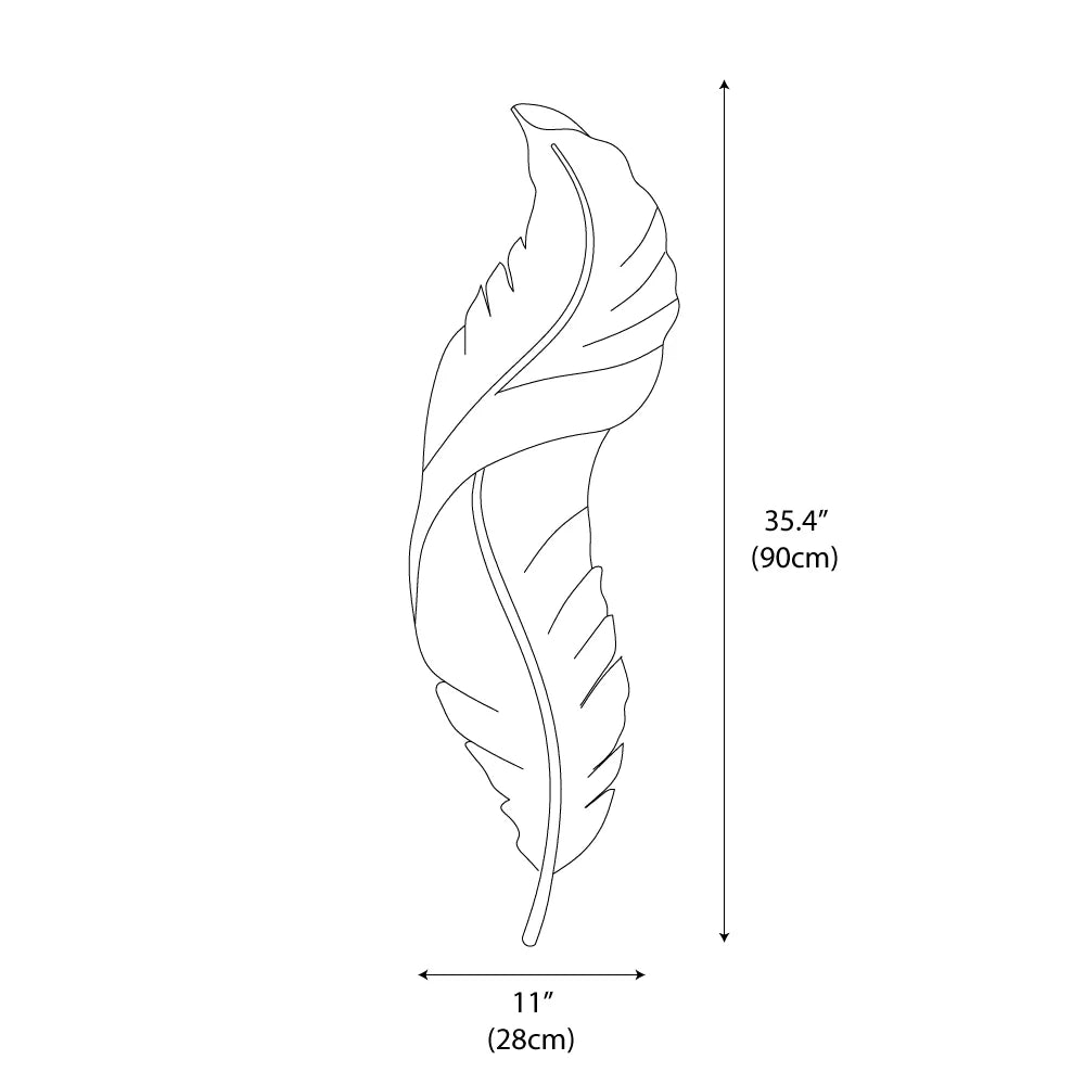 Feather Wall Lamp