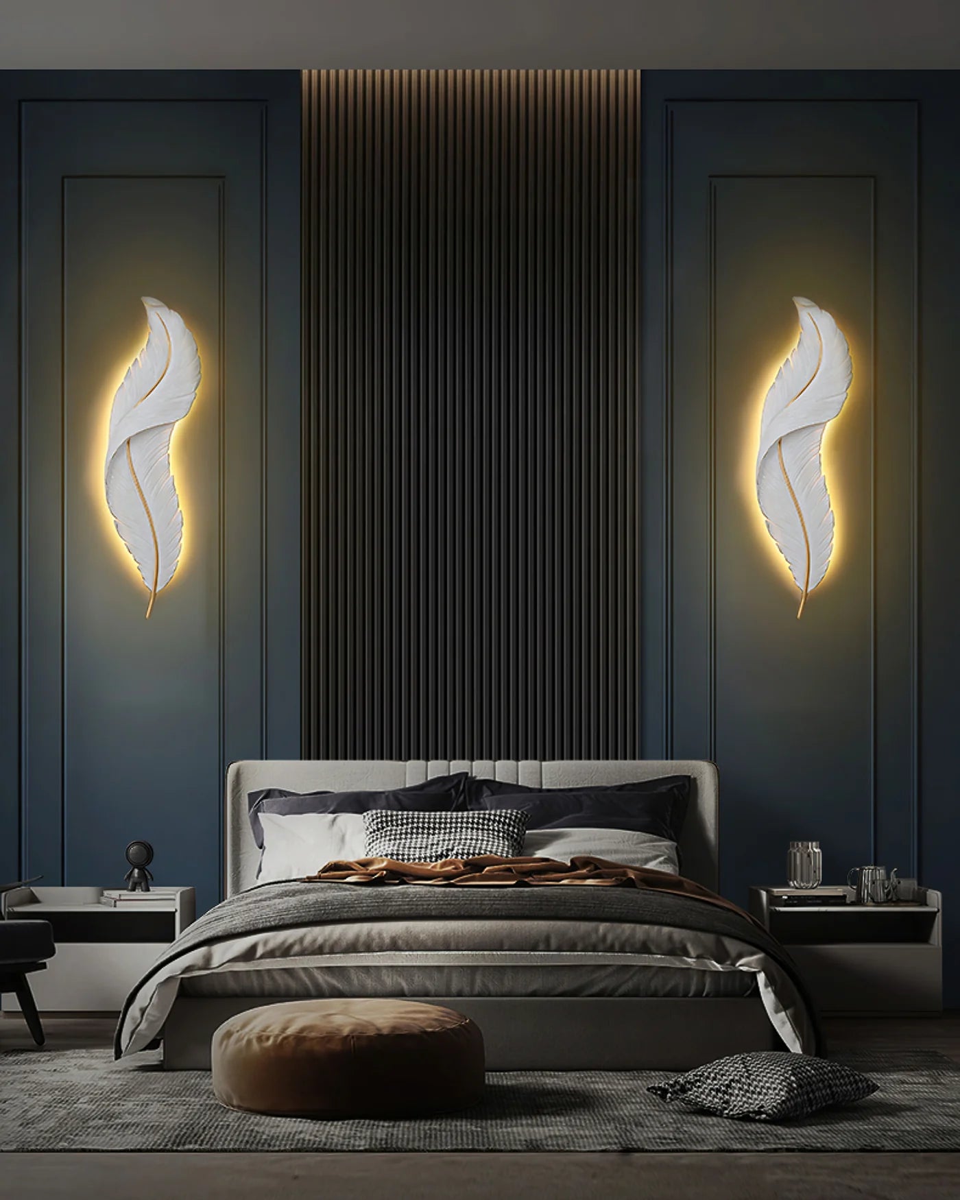 Feather Wall Lamp