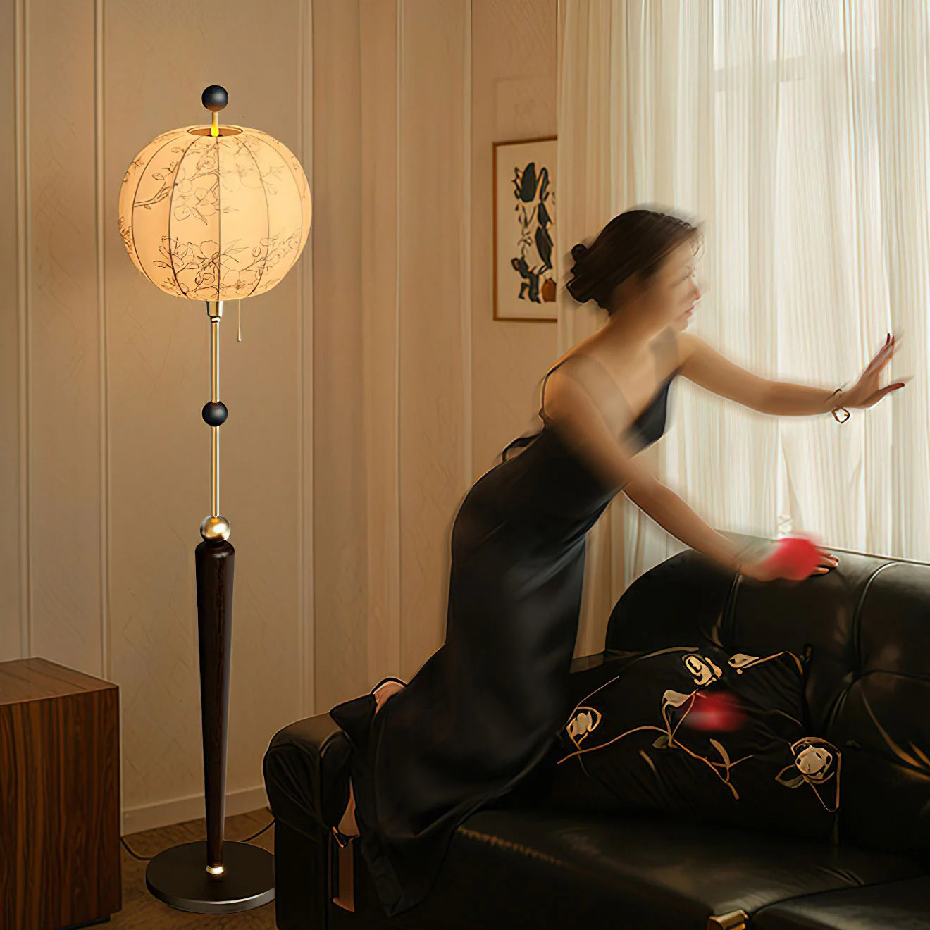 Flower Ball Floor Lamp