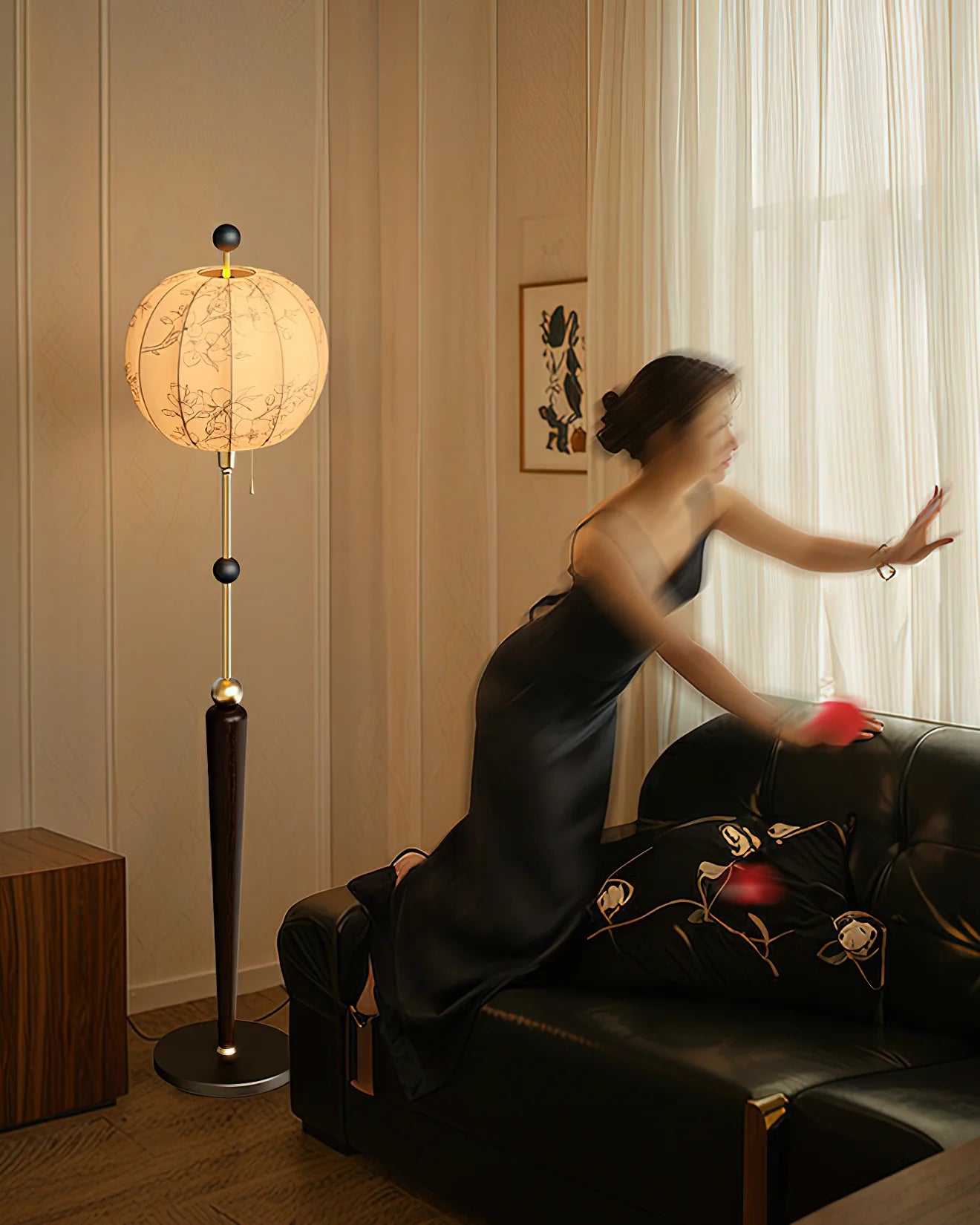 Flower Ball Floor Lamp