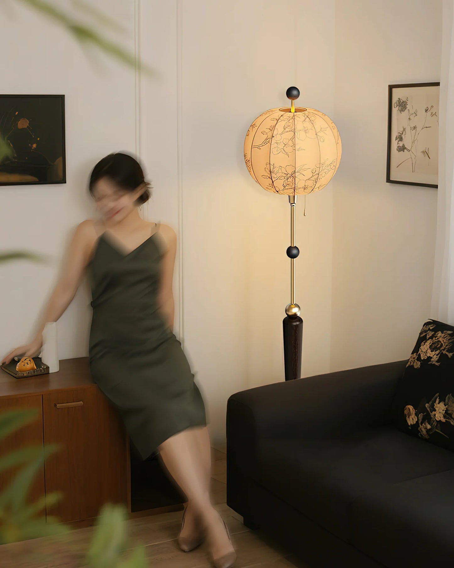 Flower Ball Floor Lamp