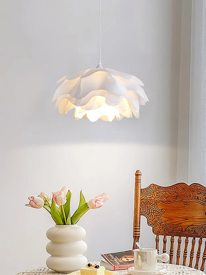 Flower Shaped White Pendant Lamp