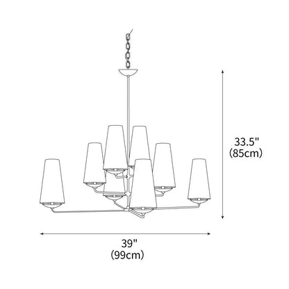 Fontaine Vertical Chandelier
