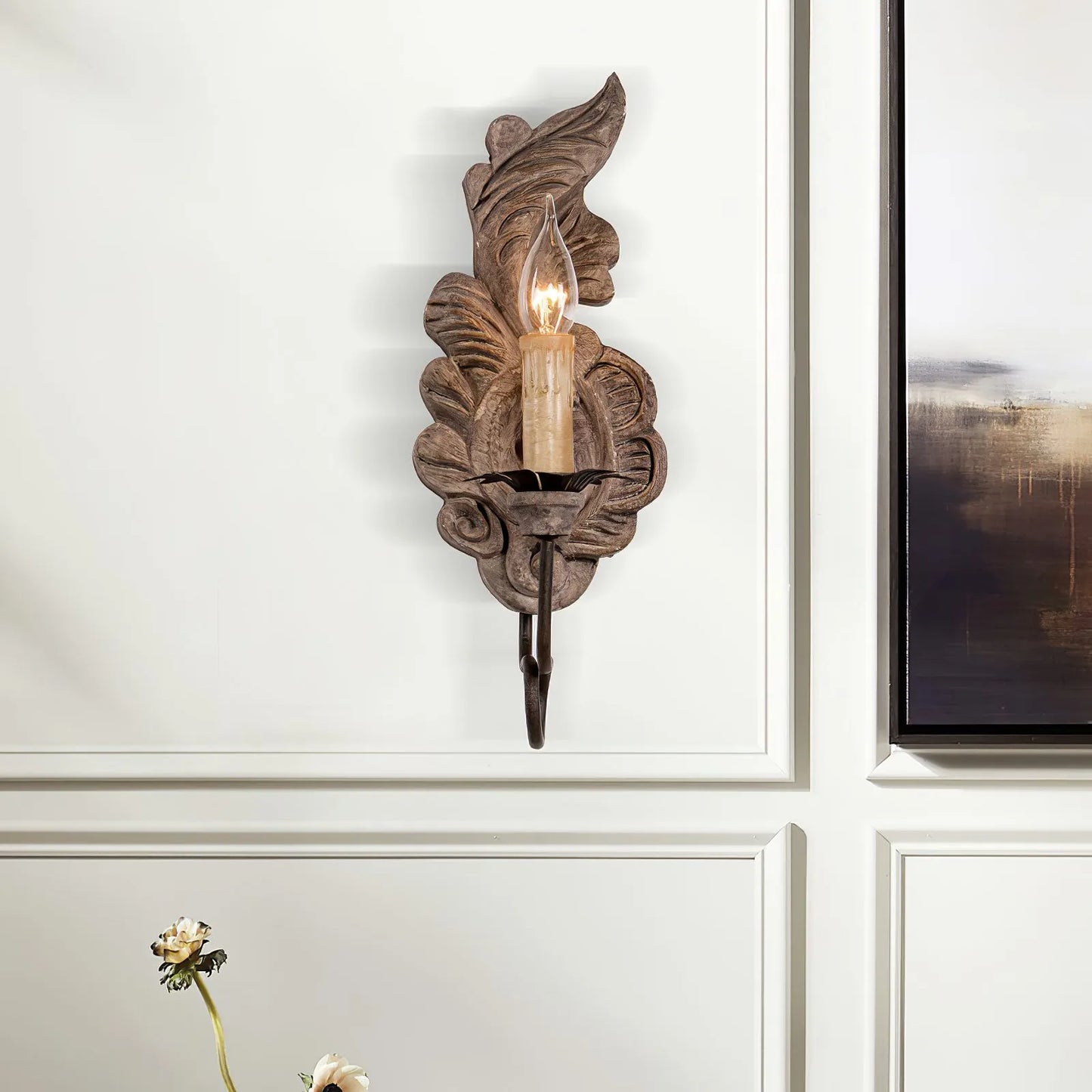 French Country Vintage Wall Light