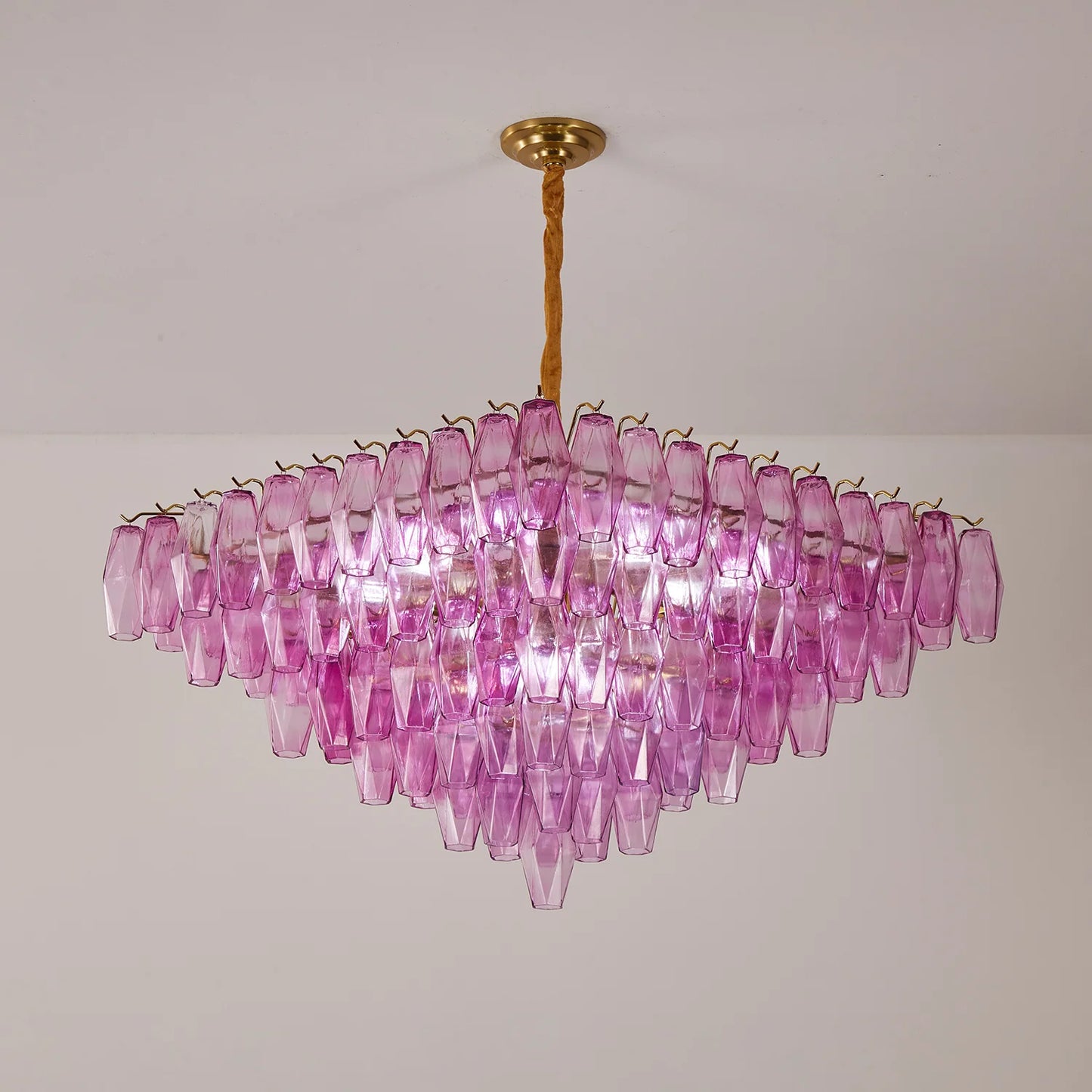 Fuchsia Prism Empire Chandelier