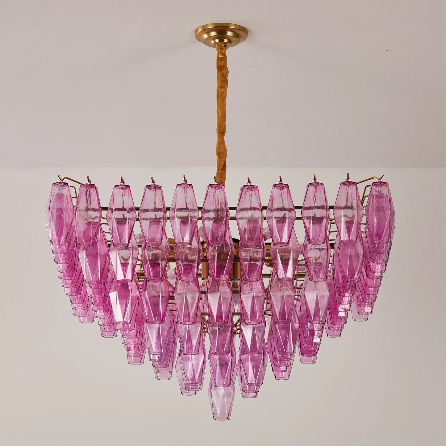 Fuchsia Prism Empire Chandelier