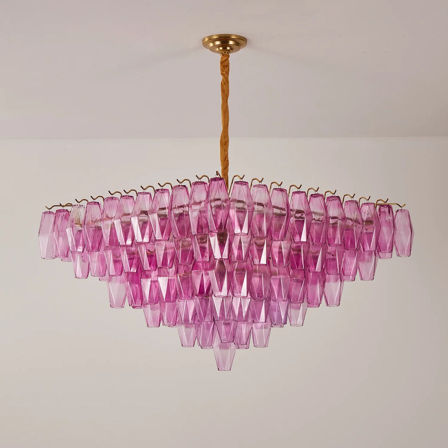 Fuchsia Prism Empire Chandelier
