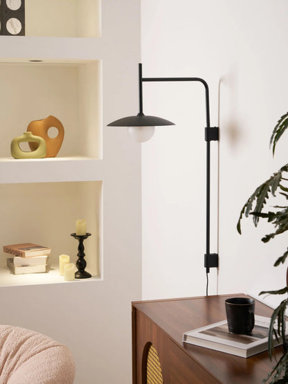 Gea Swing Arm Plug-in Wall Lamp