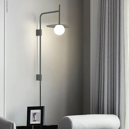 Gea Swing Arm Plug-in Wall Lamp