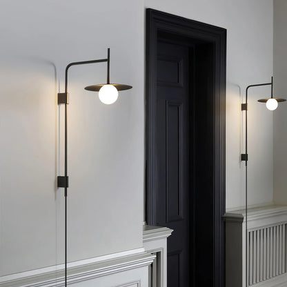 Gea Swing Arm Plug-in Wall Lamp