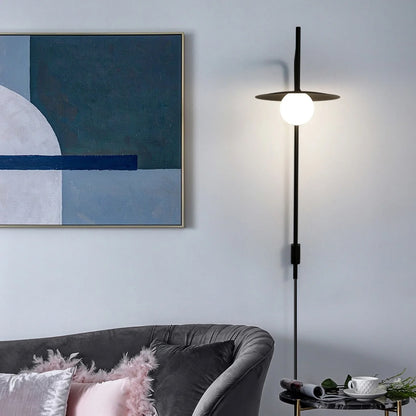 Gea Swing Arm Plug-in Wall Lamp