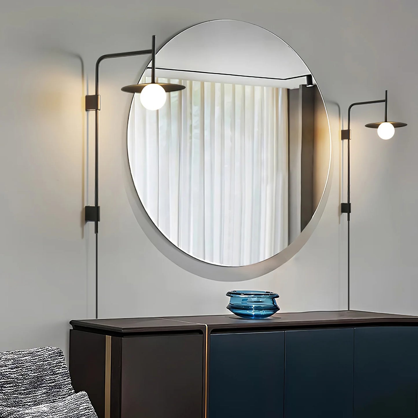 Gea Swing Arm Plug-in Wall Lamp