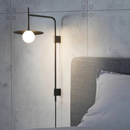 Gea Swing Arm Plug-in Wall Lamp