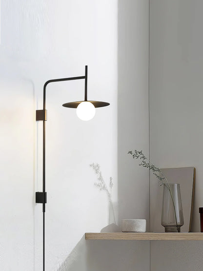 Gea Swing Arm Plug-in Wall Lamp