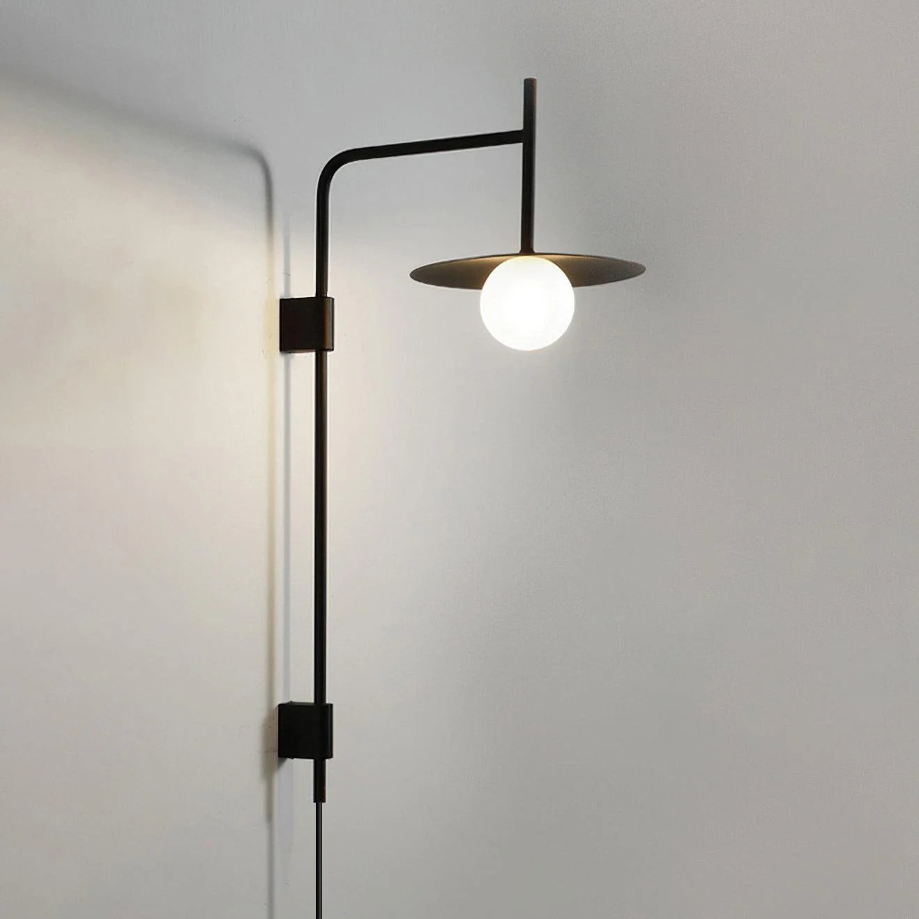 Gea Swing Arm Plug-in Wall Lamp
