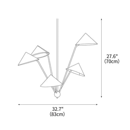 Geometric Harmony Chandelier