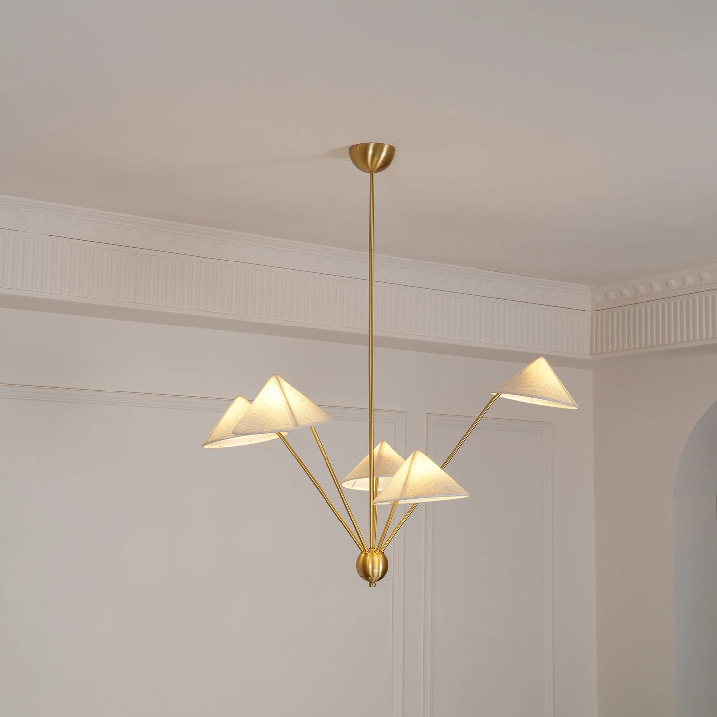 Geometric Harmony Chandelier
