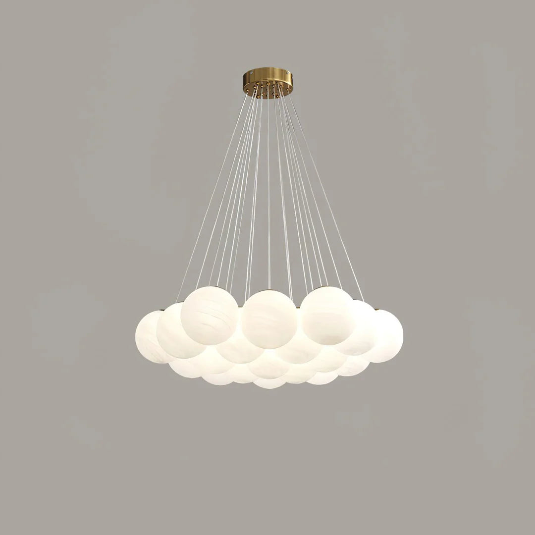 Glass Cluster Chandelier