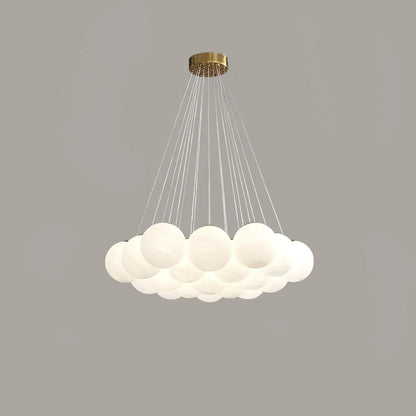 Glass Cluster Chandelier