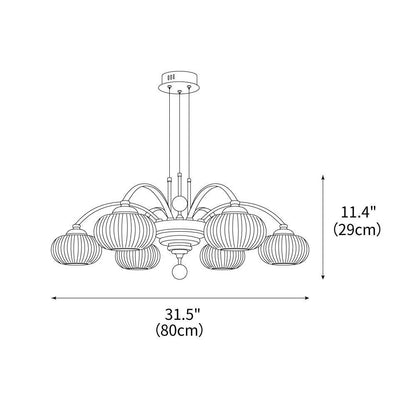Golden Harvest Chandelier